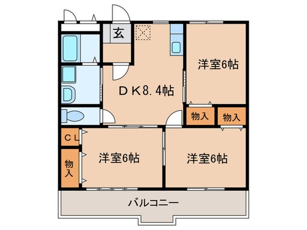 グリ－ンソシアの物件間取画像